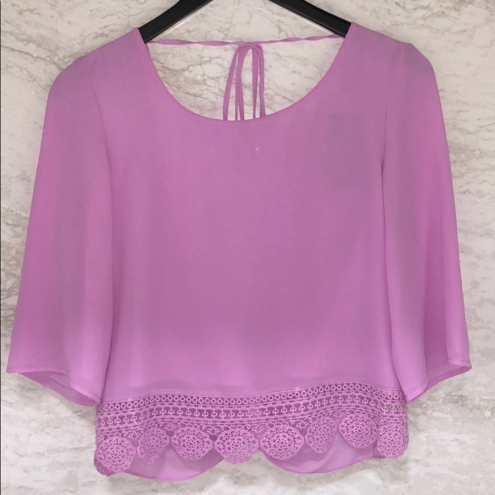 Purple blouse